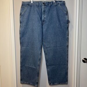 Carhartt Men's 46x32 Loose‎ Original Fit Dungaree Demin Pant B237 STW Jeans NWOT